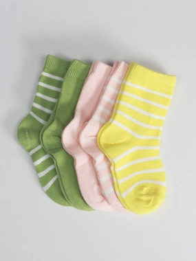 5 Pack Crew Socks