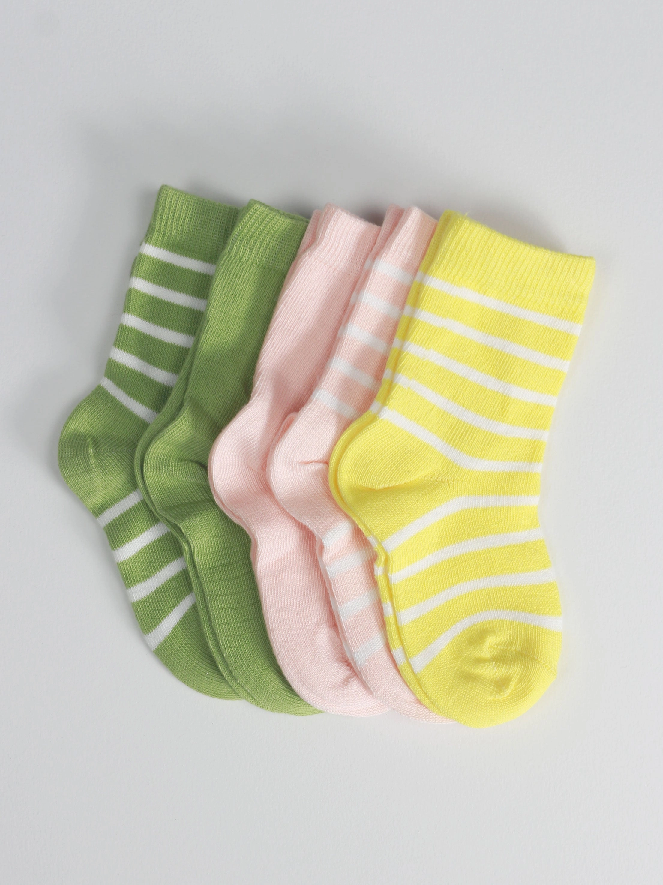 5 Pack Crew Socks