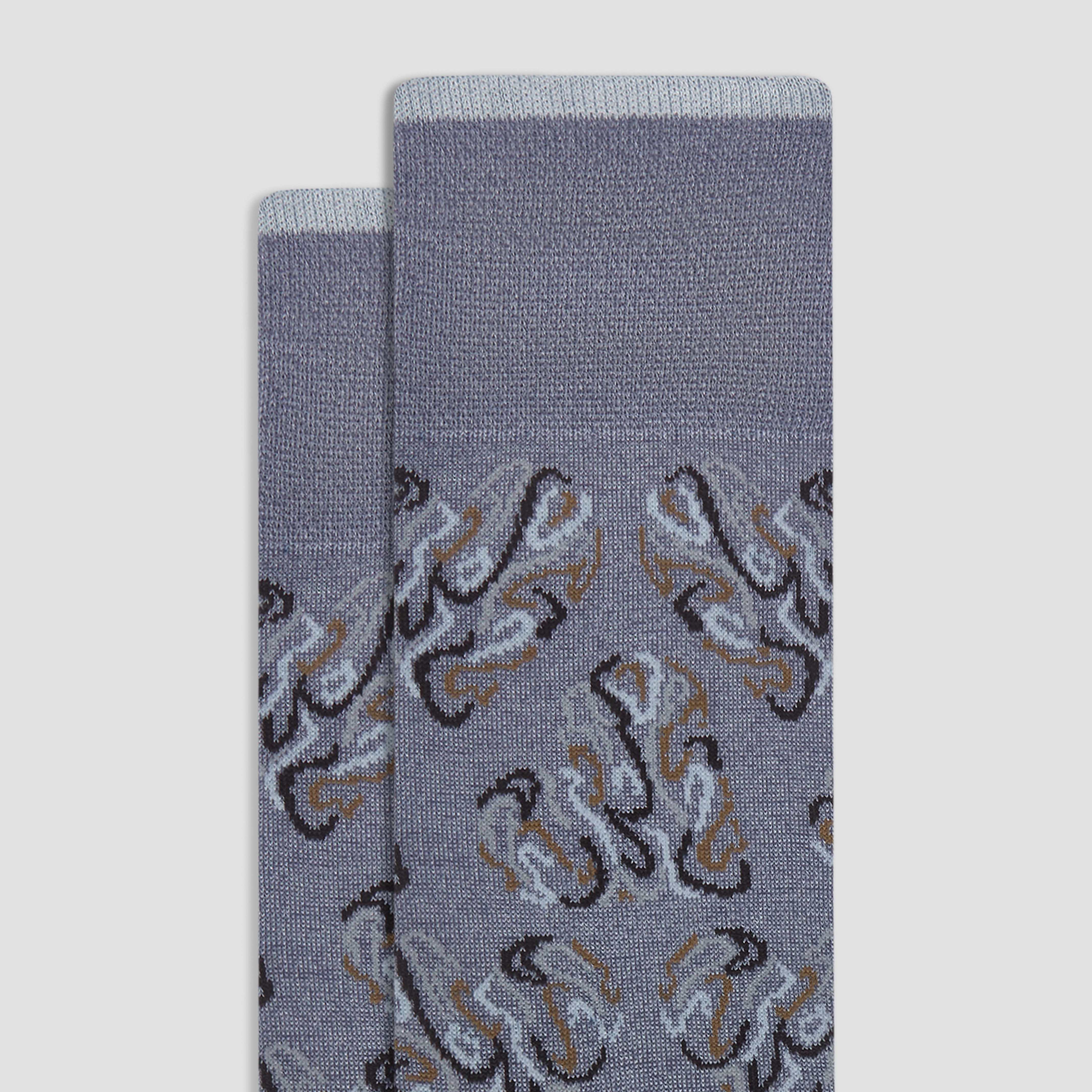 Abstract Mid-Calf Socks