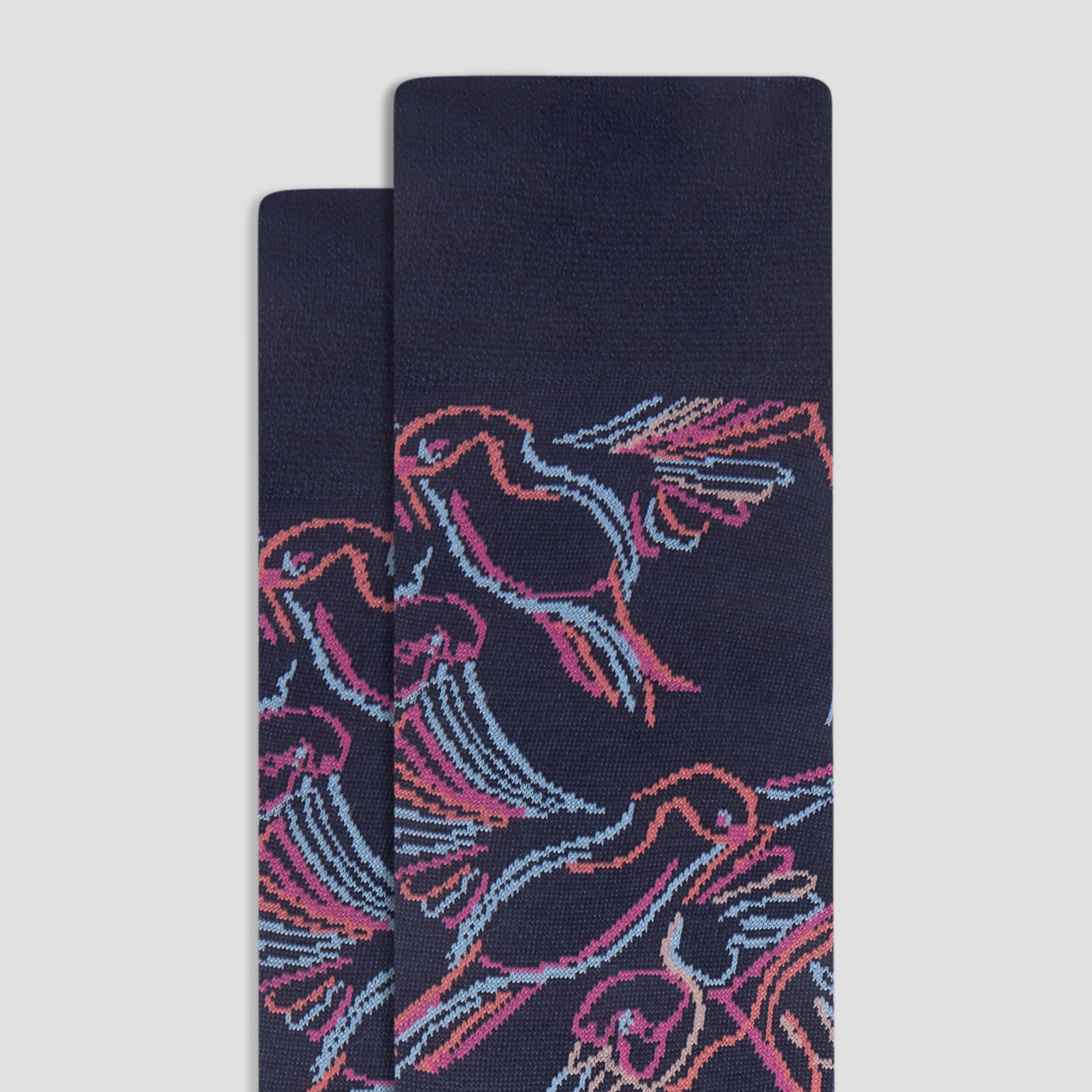 Abstract Mid-Calf Socks