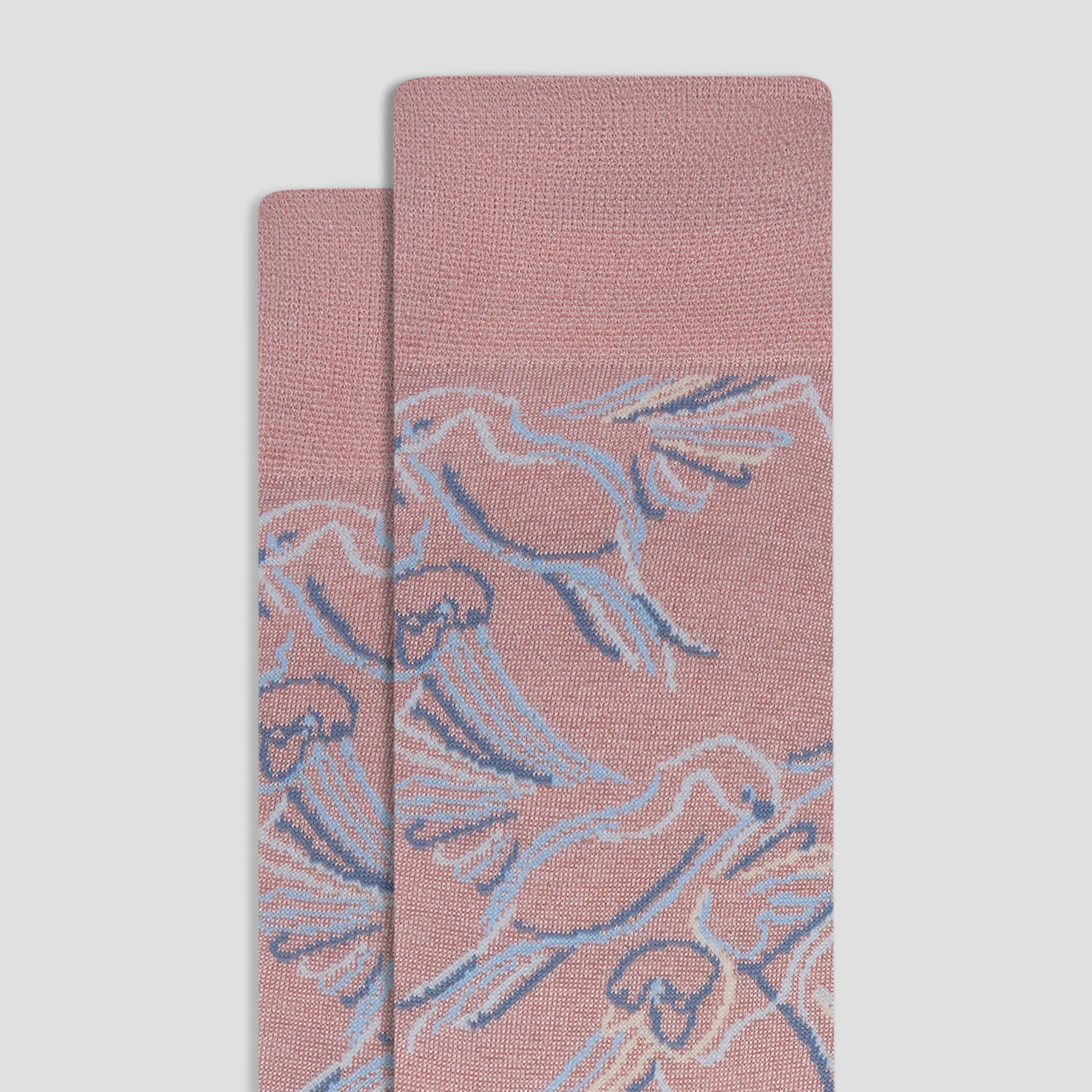 Abstract Mid-Calf Socks