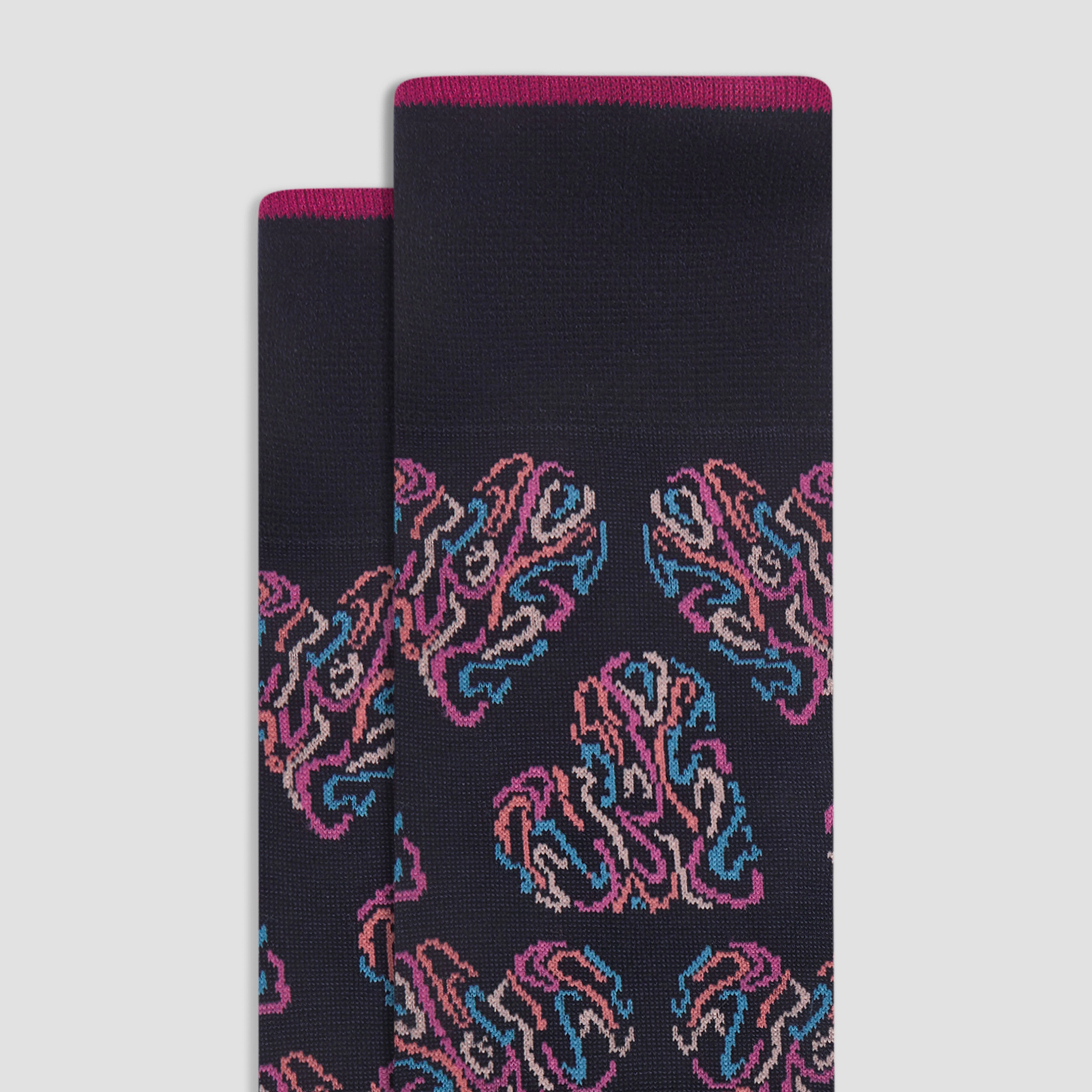 Abstract Mid-Calf Socks