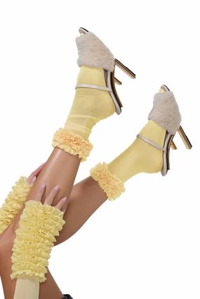 AFRM Ruffle Socks - Buttercup