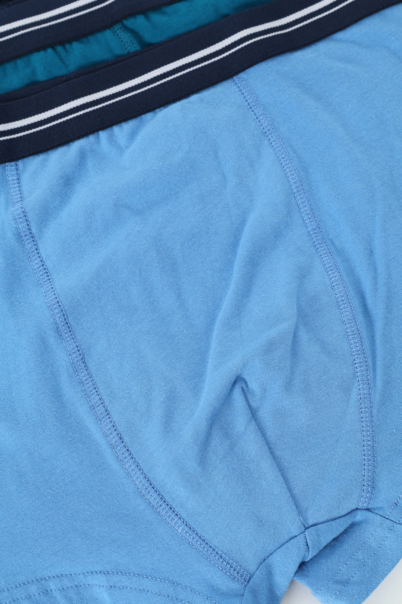 Boys 3 Pack Plain Boxers - Blue