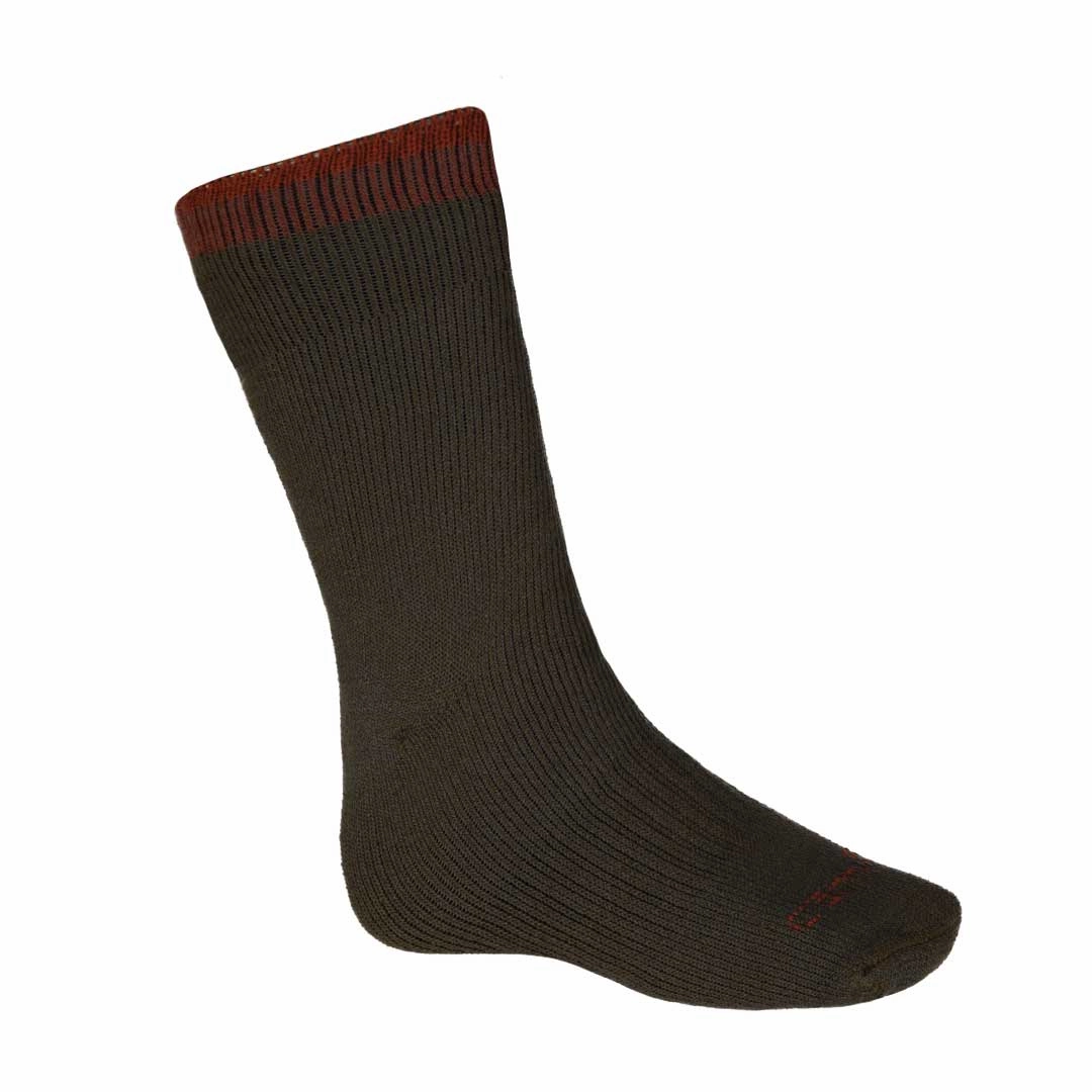 Carhartt - Men's 2 Pack Cold Weather Thermal Crew Socks (CHMA3142C2 BRICK)