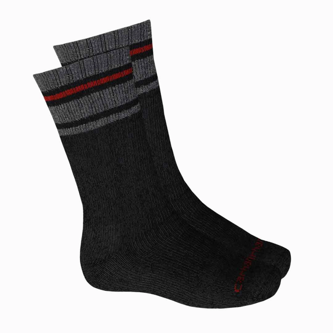 Carhartt - Men's 2 Pack Cold Weather Thermal Socks (CHMA7740B2 BLK)