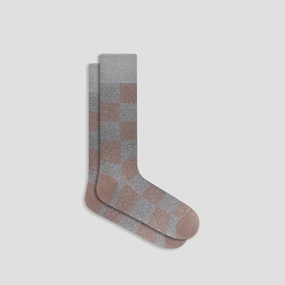 Checkerboard Mid-Calf Socks