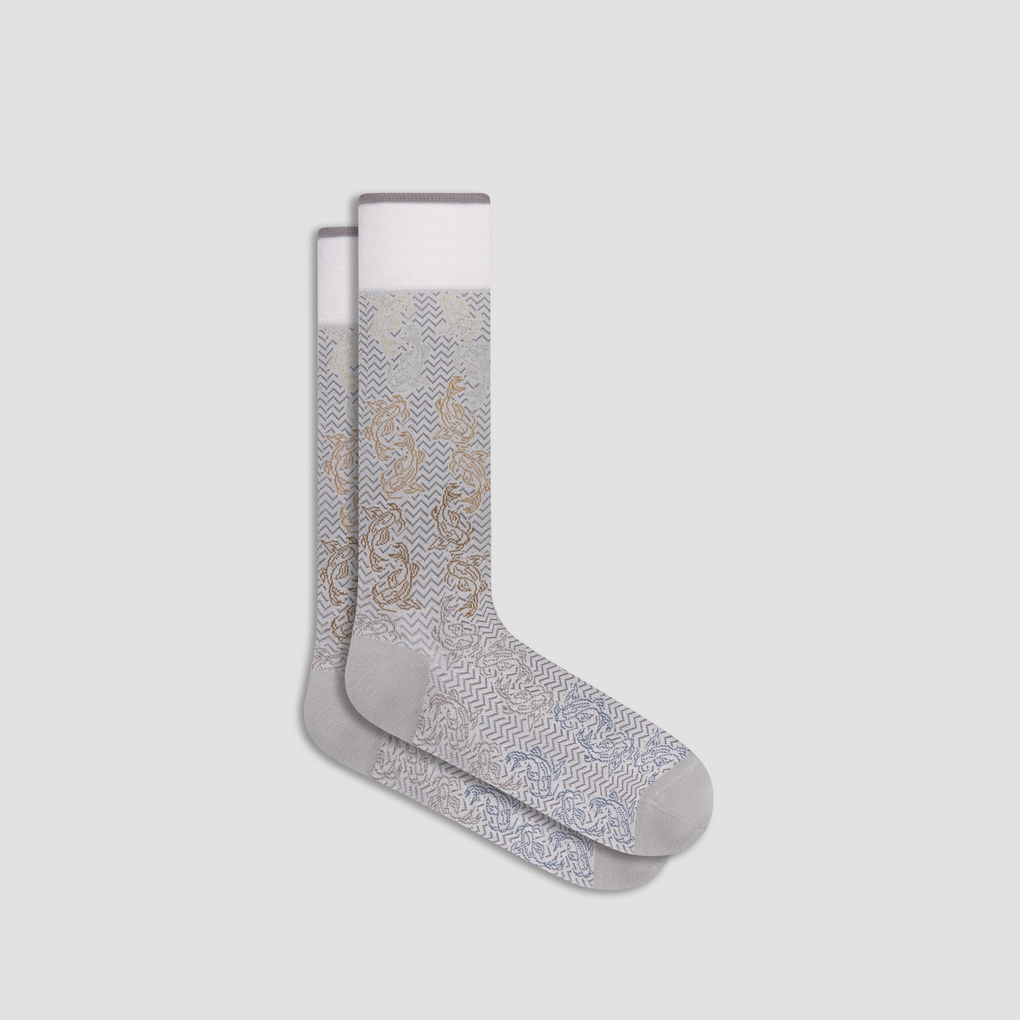 Chevron Abstract Mid-Calf Socks