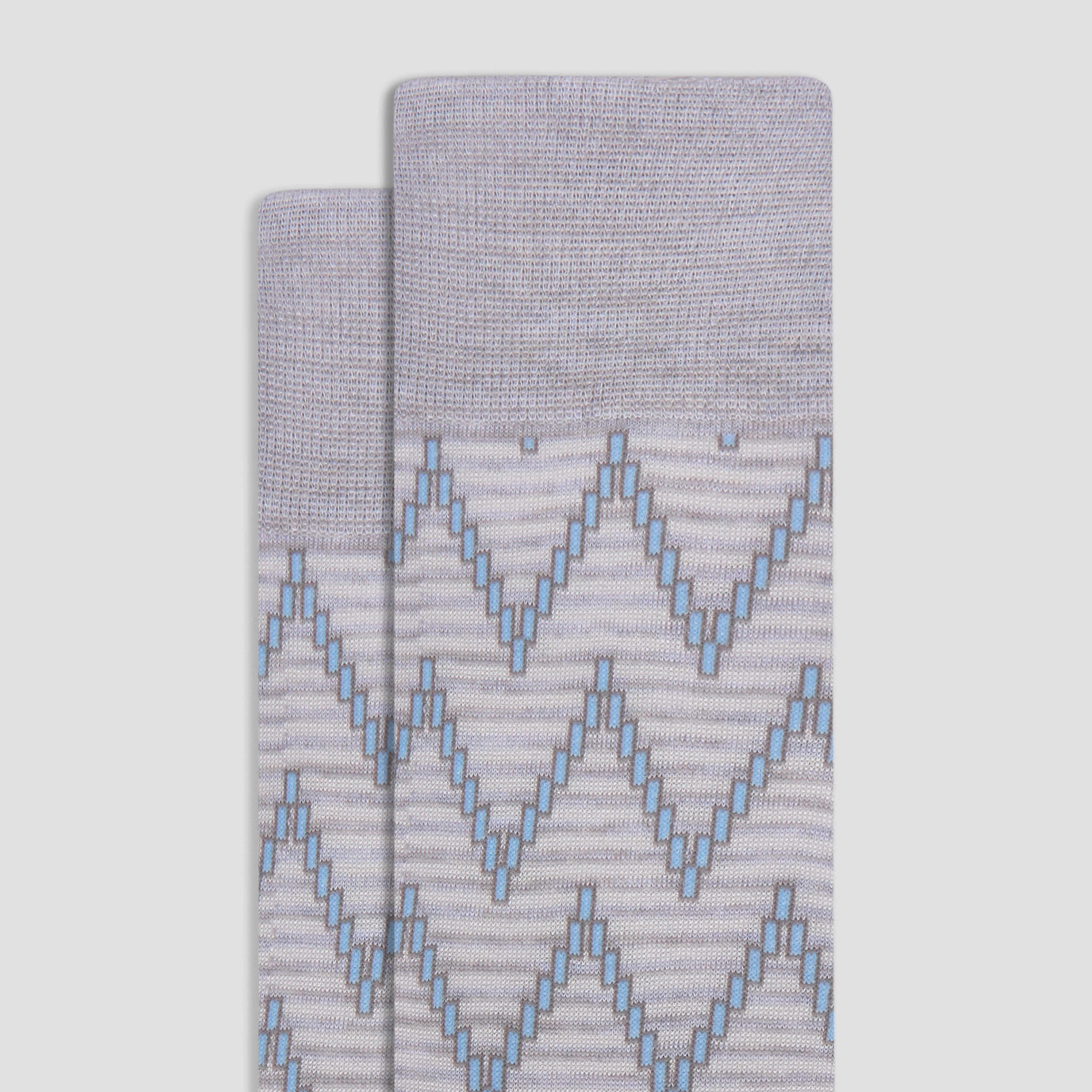 Chevron Stripe Mid-Calf Socks