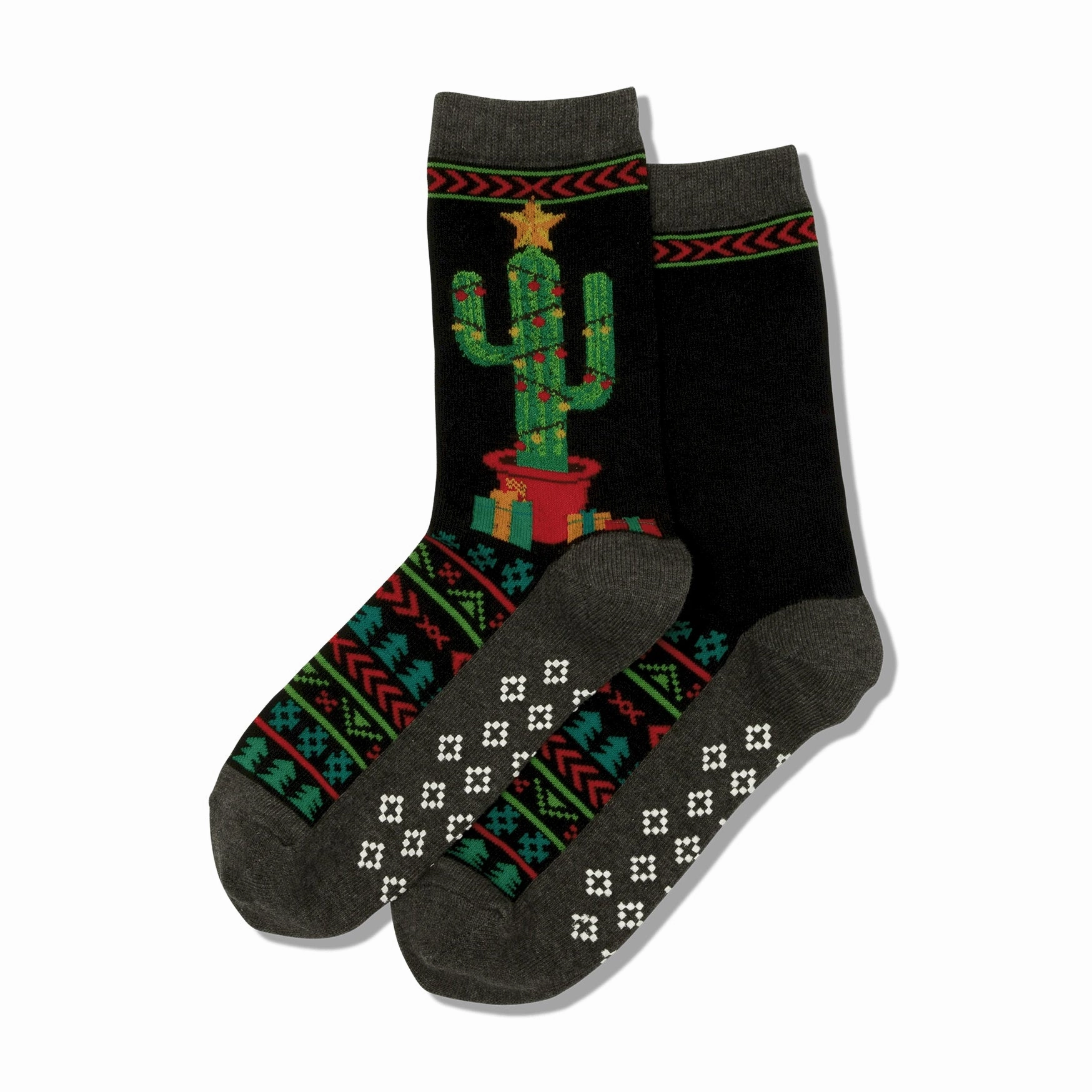 Christmas Cactus Non-Skid Slipper