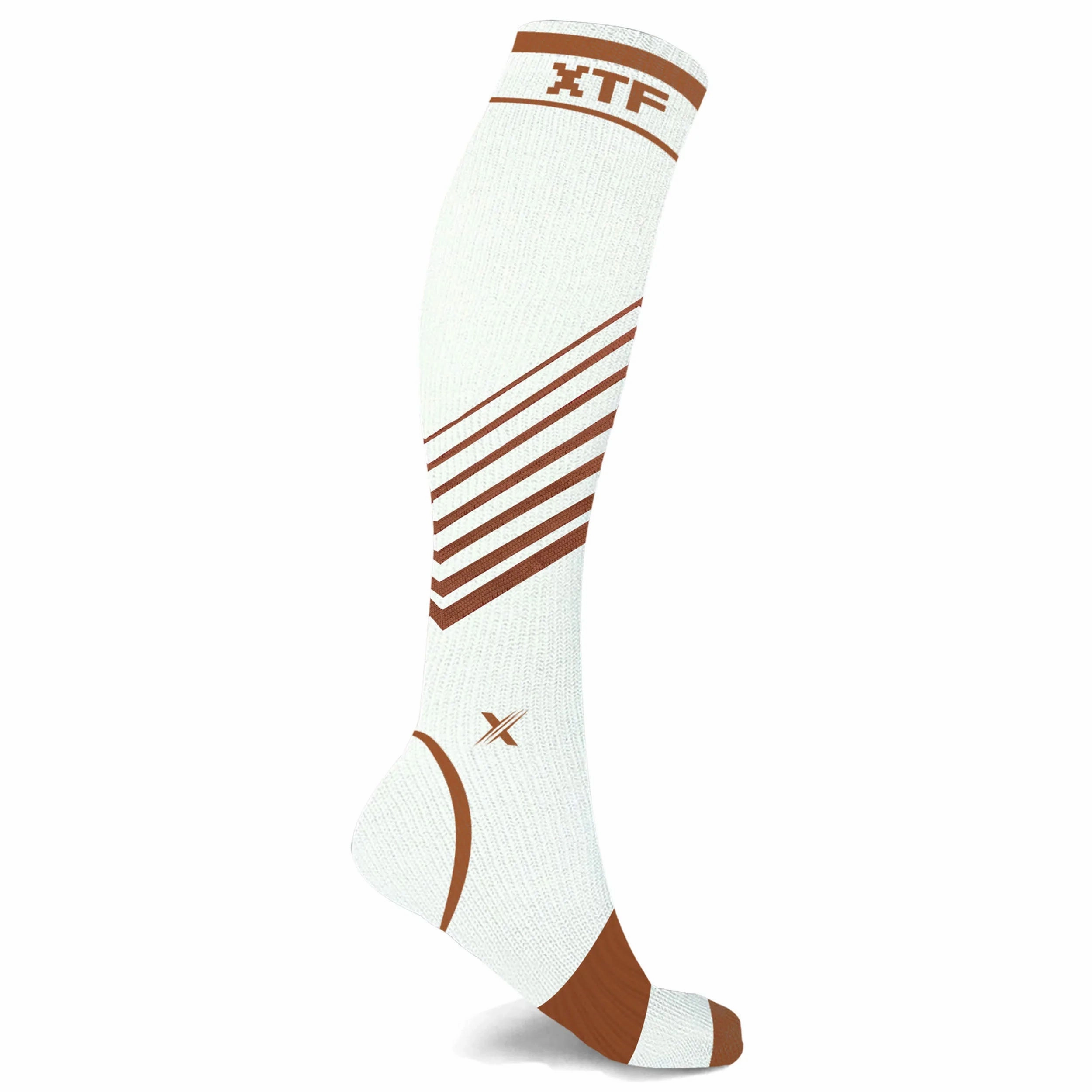 Copper Compression Striped Knee-high Socks