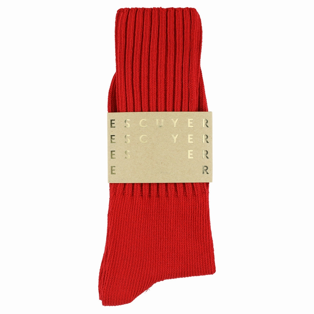 Crew Socks - Bright Red
