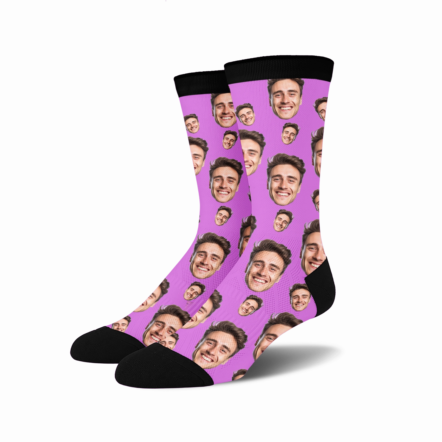 Custom Novelty Face Socks