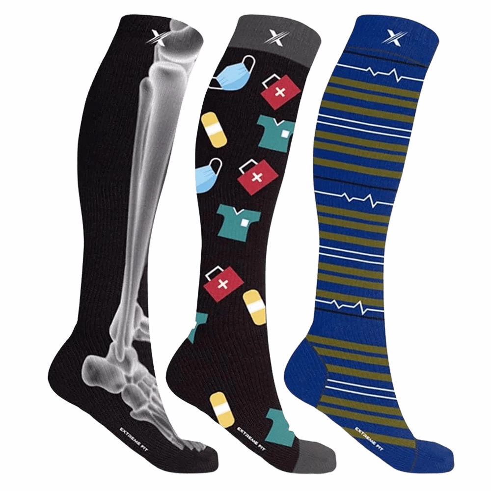 Doctor Essentials Everyday Wear Compression Socks (3-Pairs)