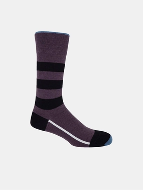 Equilibrium Men's Organic Cotton Socks | Purple