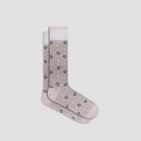 Floral Chevron Mid-Calf Socks