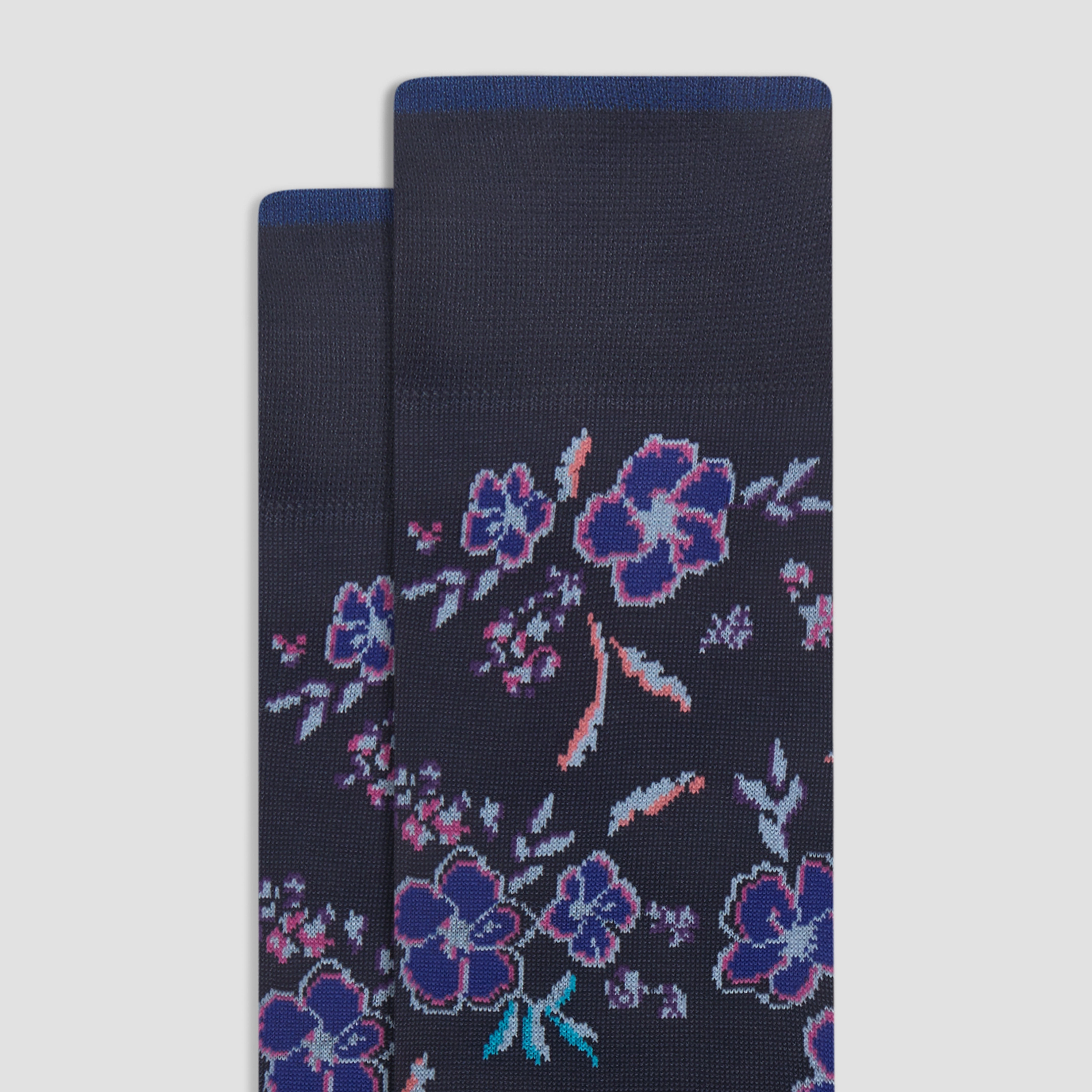Floral Mid-Calf Socks