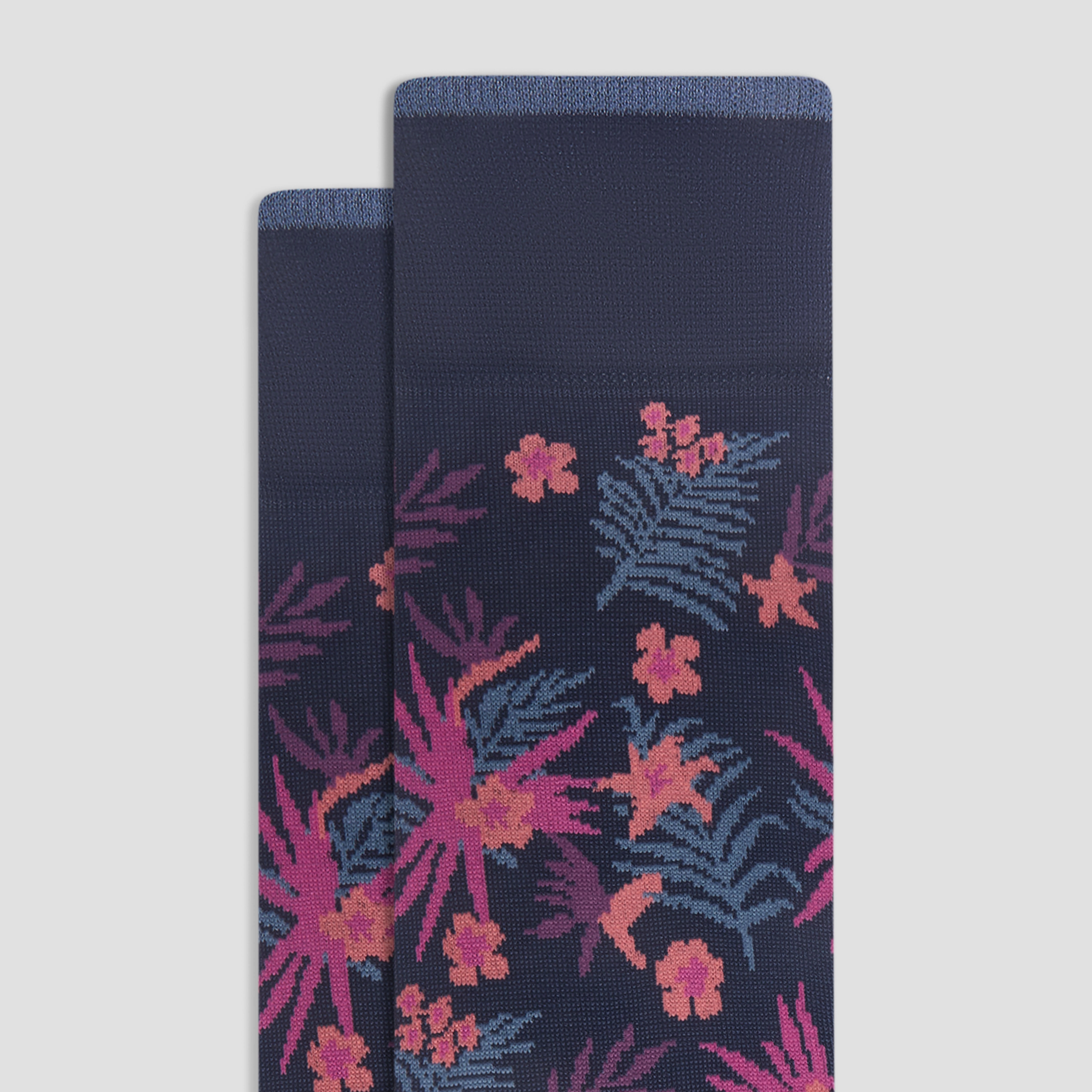Floral Mid-Calf Socks