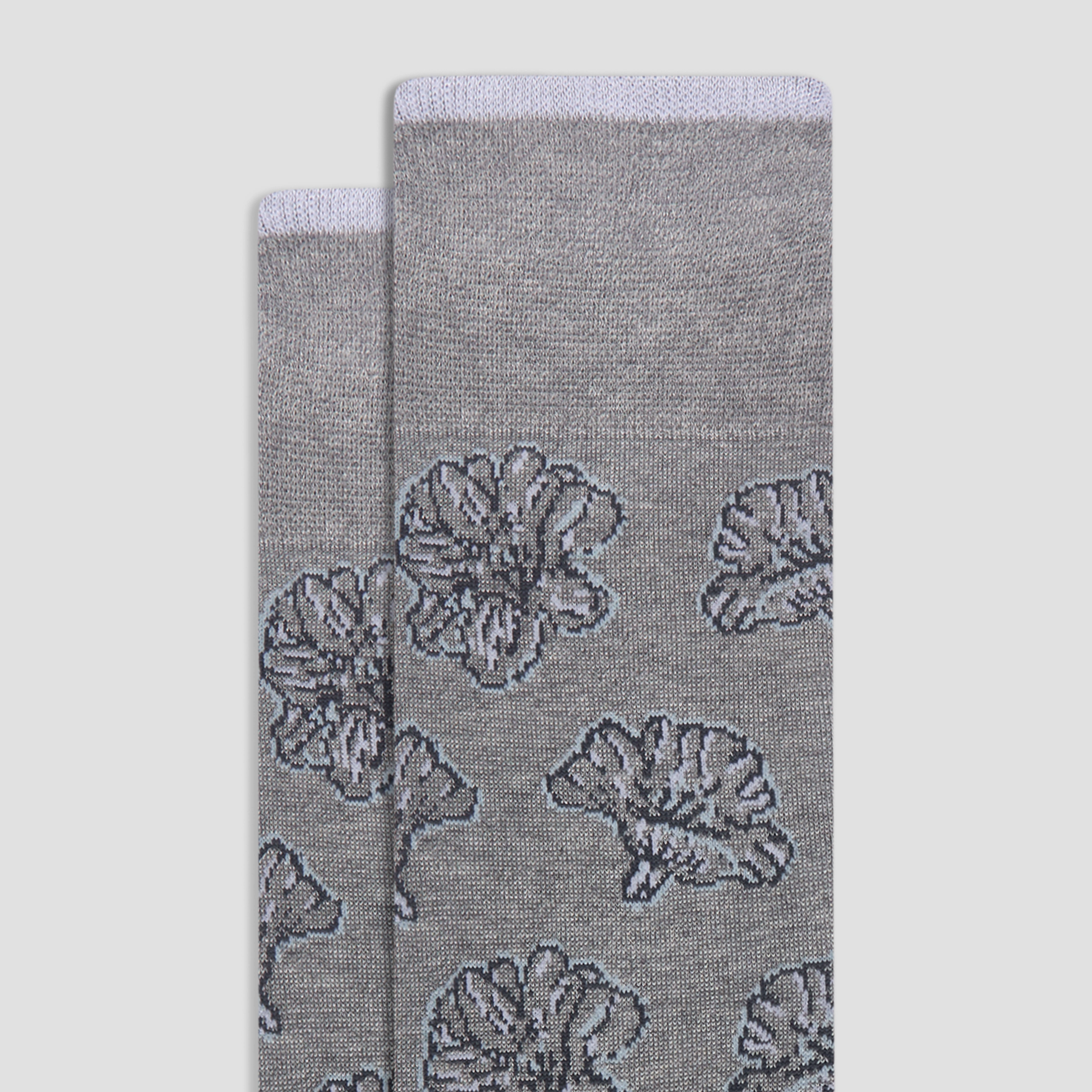 Floral Mid-Calf Socks