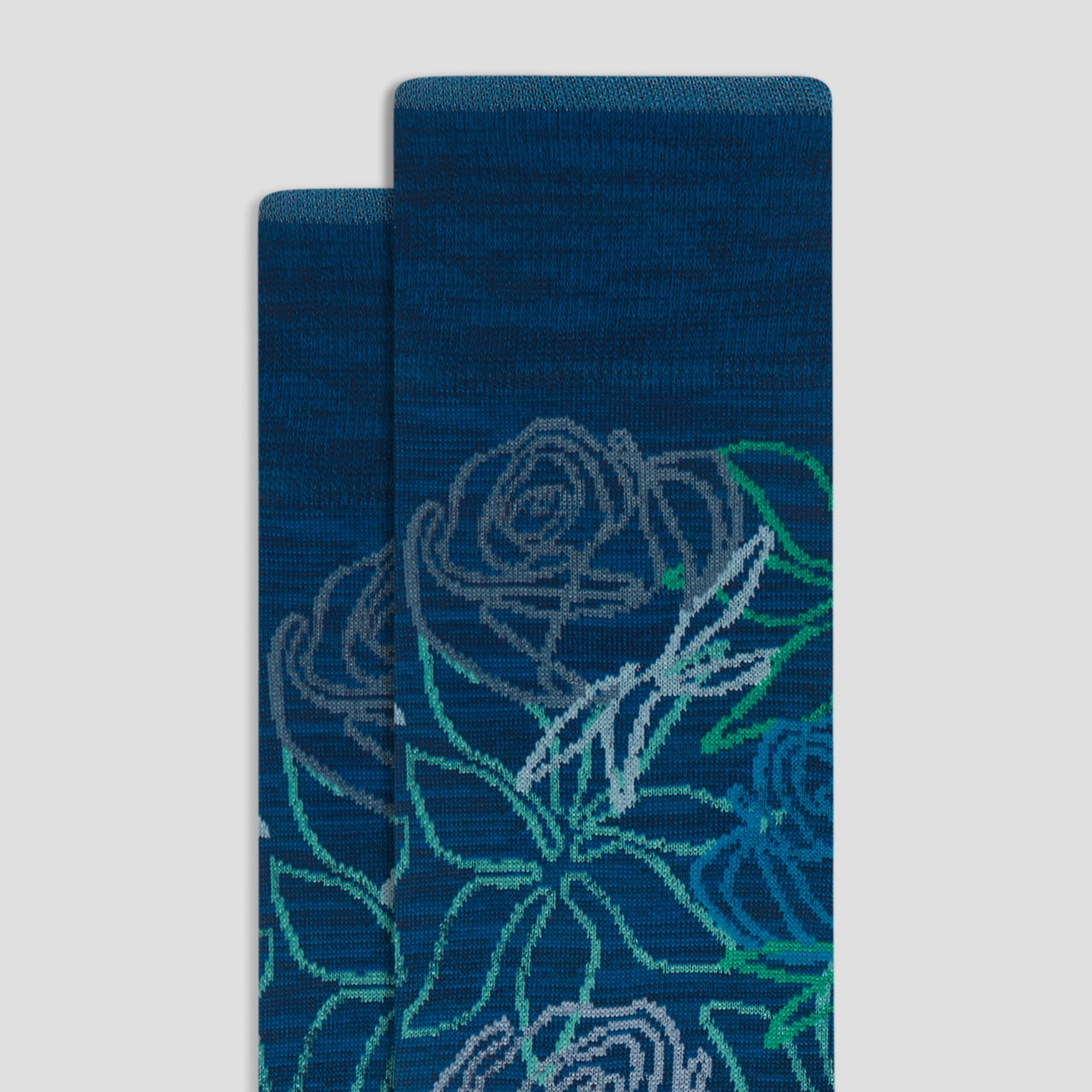 Floral Mid-Calf Socks