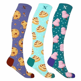 Fun & Expressive Compression Socks (3-Pairs)