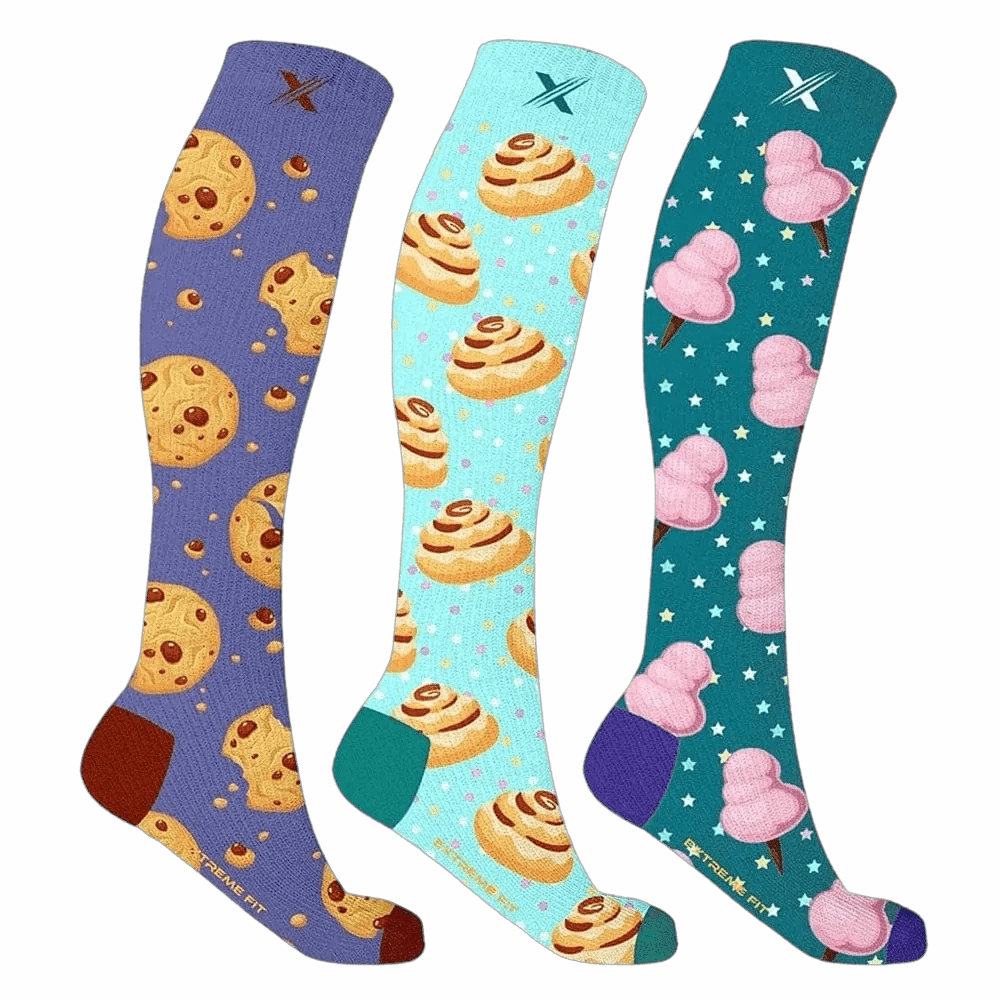 Fun & Expressive Compression Socks (3-Pairs)