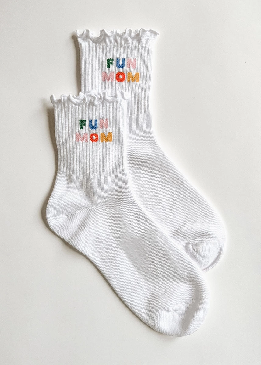 Fun Mom Ruffle Socks