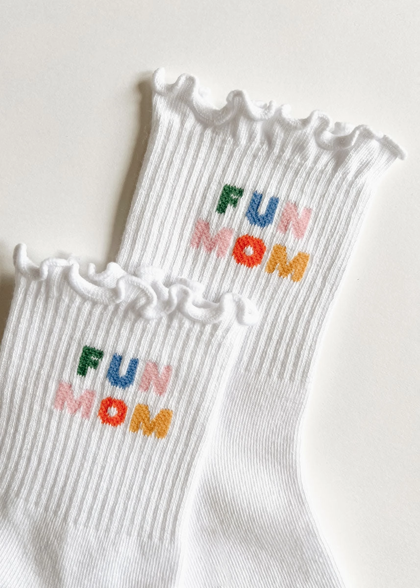 Fun Mom Ruffle Socks