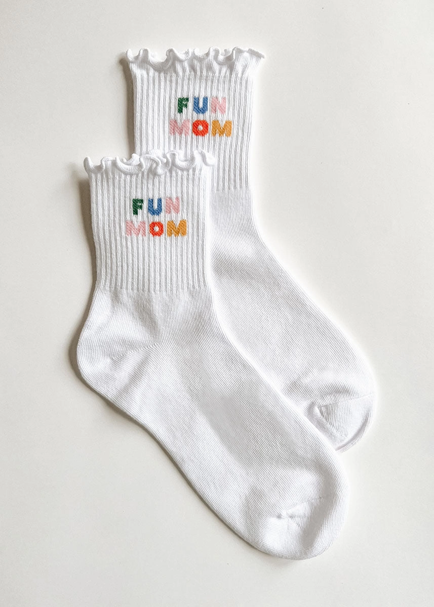 Fun Mom Ruffle Socks