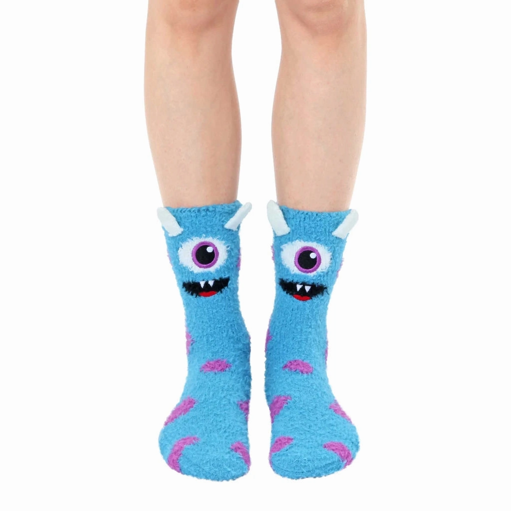 Fuzzy Monster Non-Skid Slipper