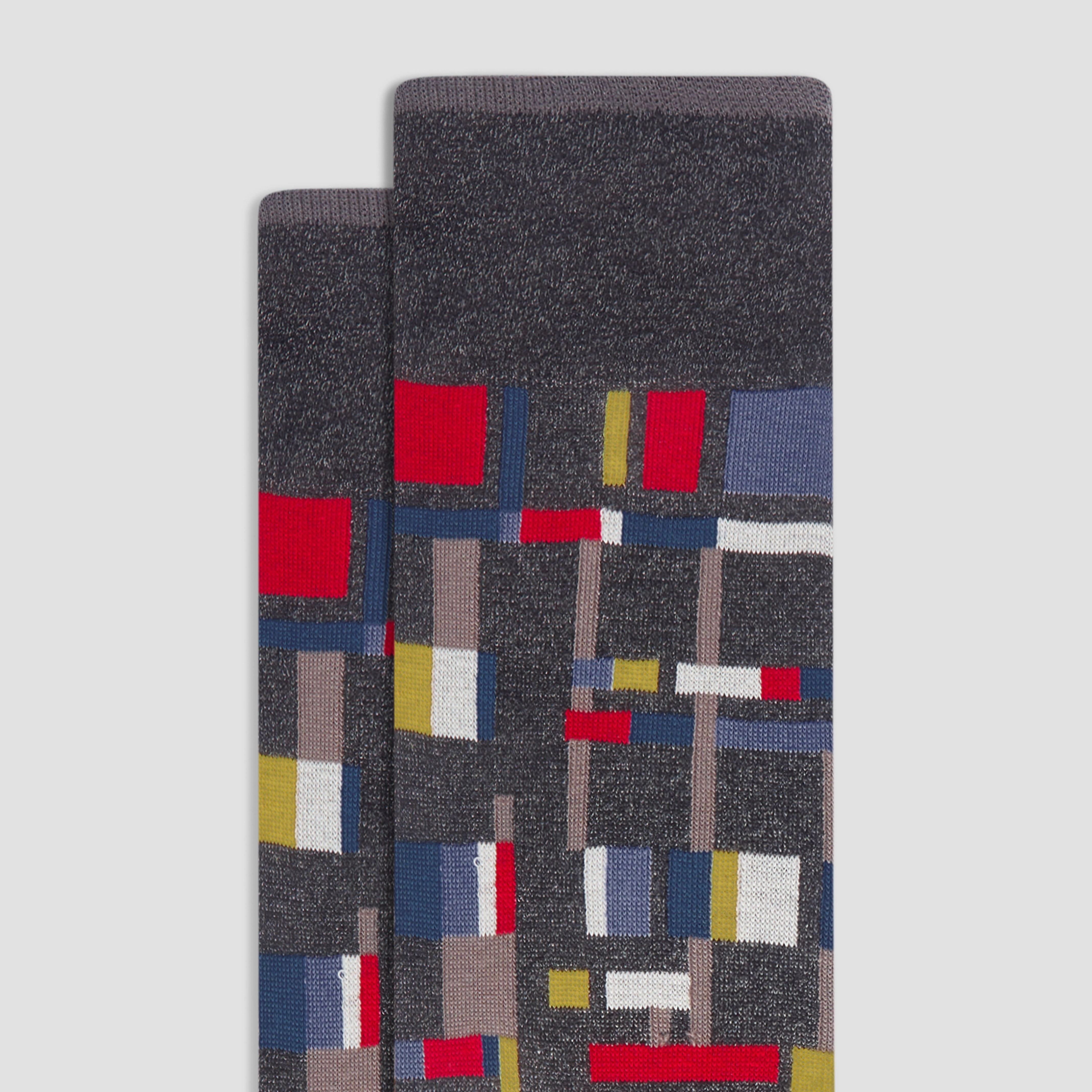 Geometric Mid-Calf Sock