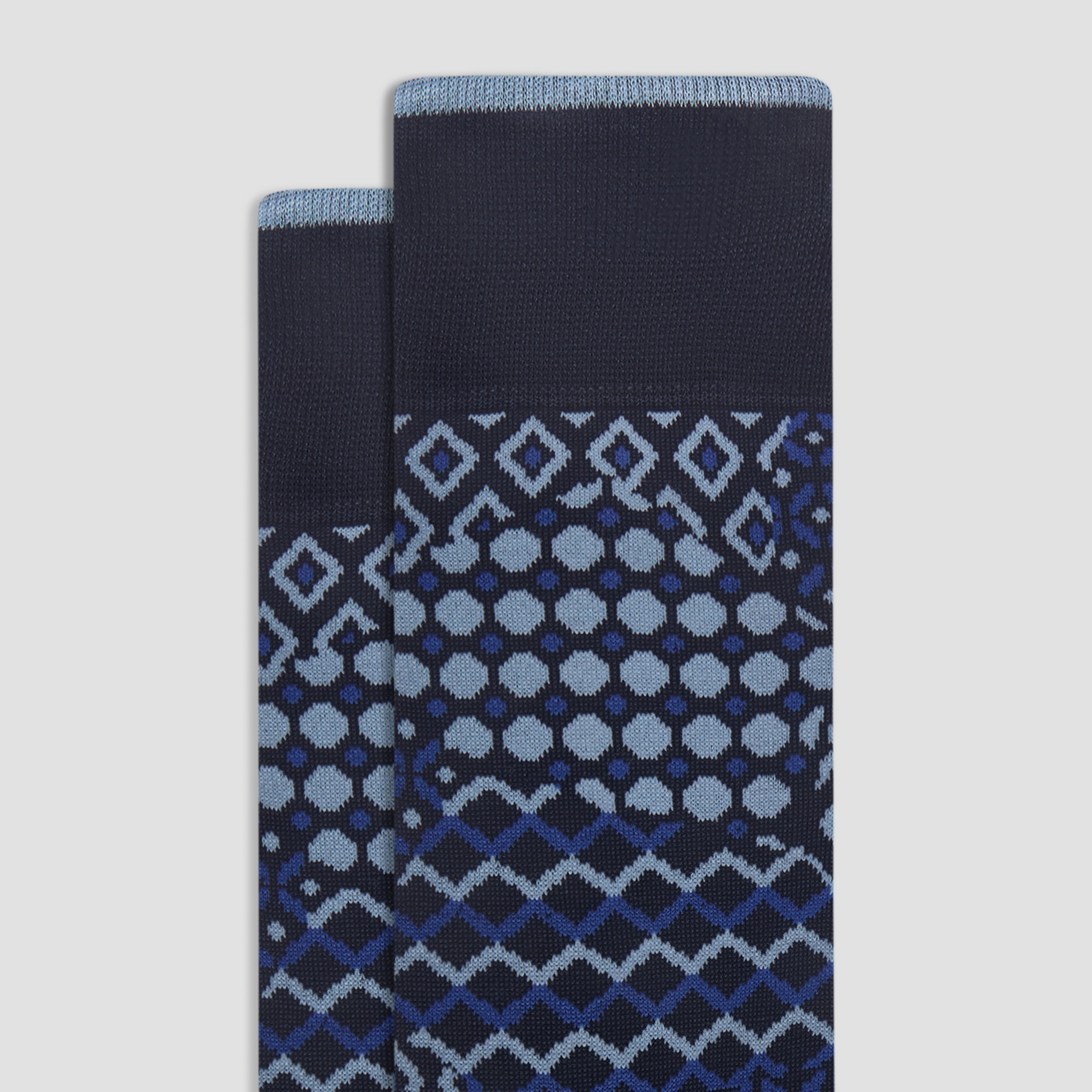 Geometric Mid-Calf Socks