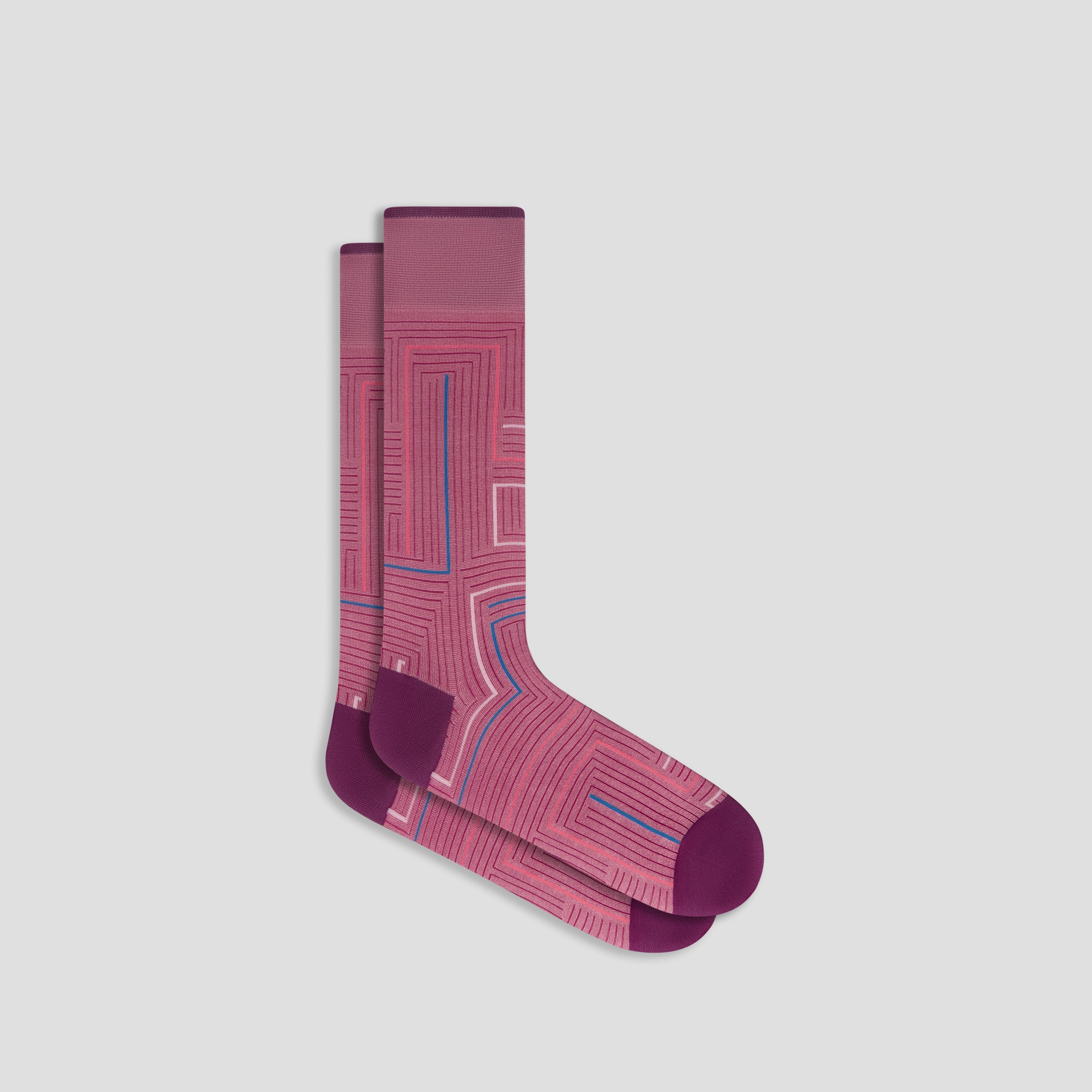 Geometric Mid-Calf Socks