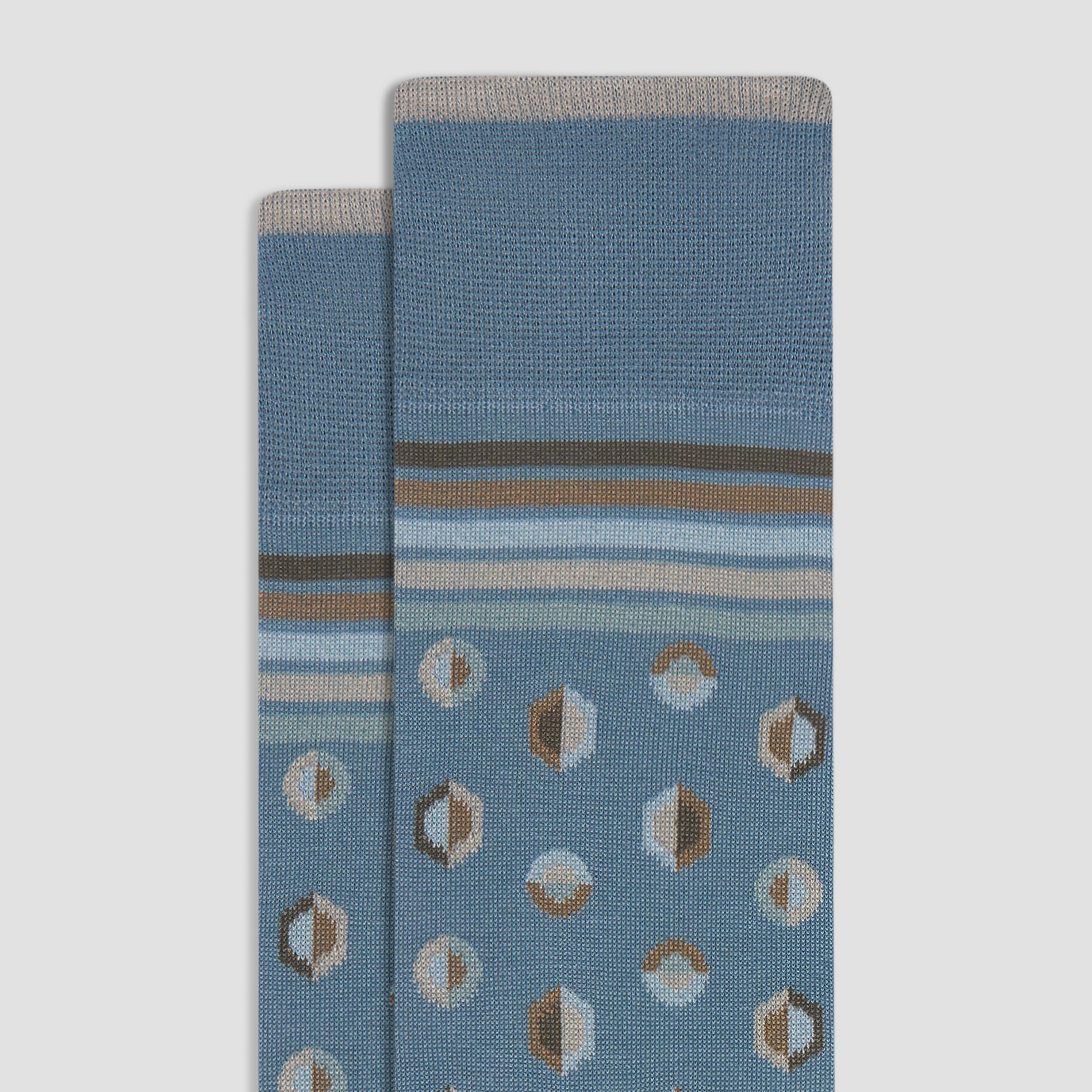 Geometric Mid-Calf Socks