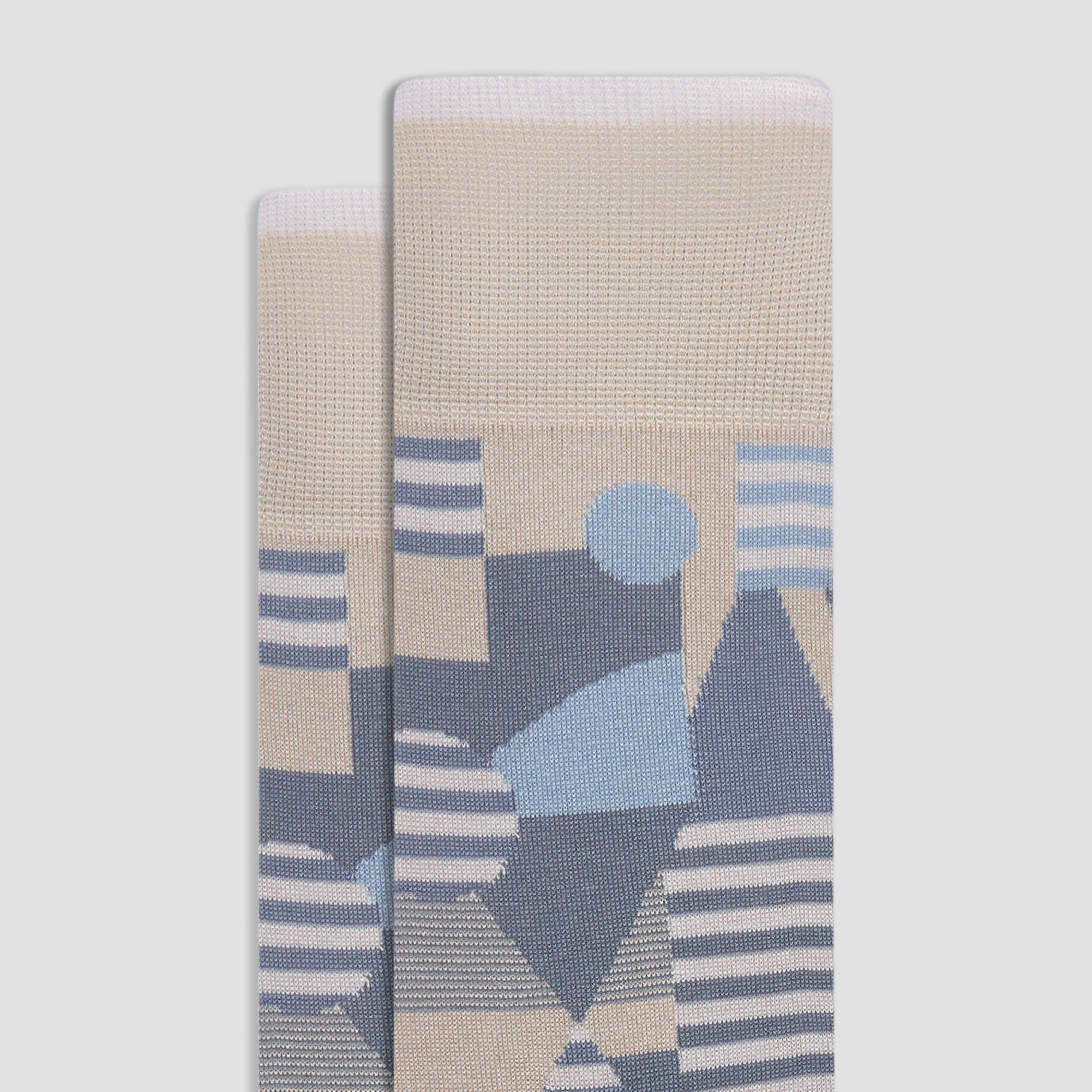 Geometric Mid-Calf Socks