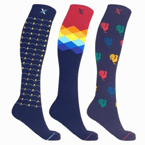 Gradient Compression Socks (3-Pairs)