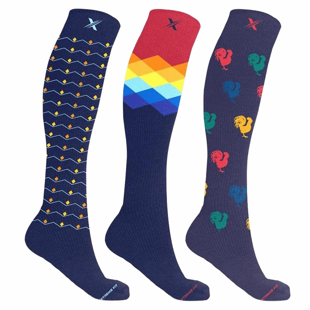 Gradient Compression Socks (3-Pairs)