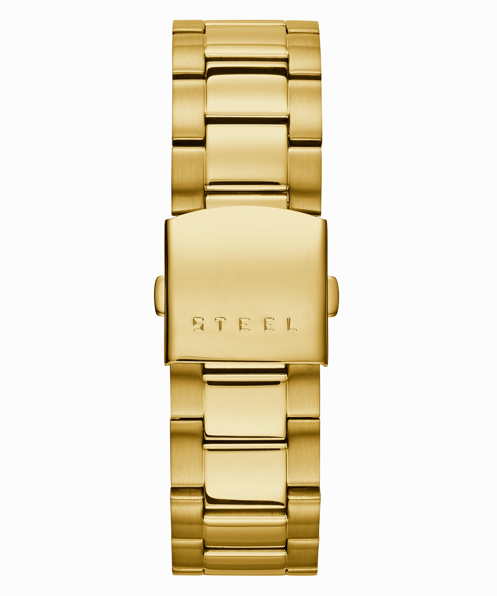GUESS Mens Gold Tone Chronograph Watch