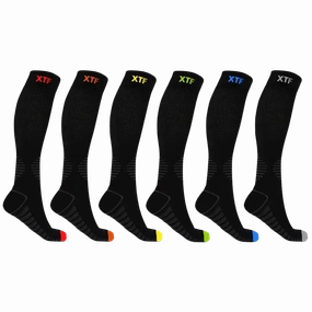 Knee-high Compression Socks (6-Pairs)