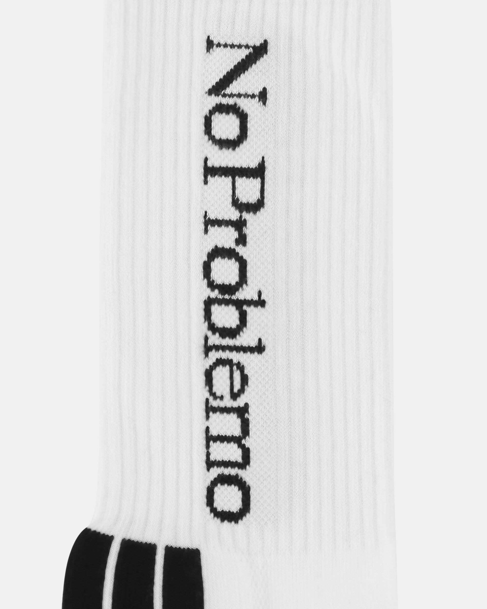 Logo Socks White