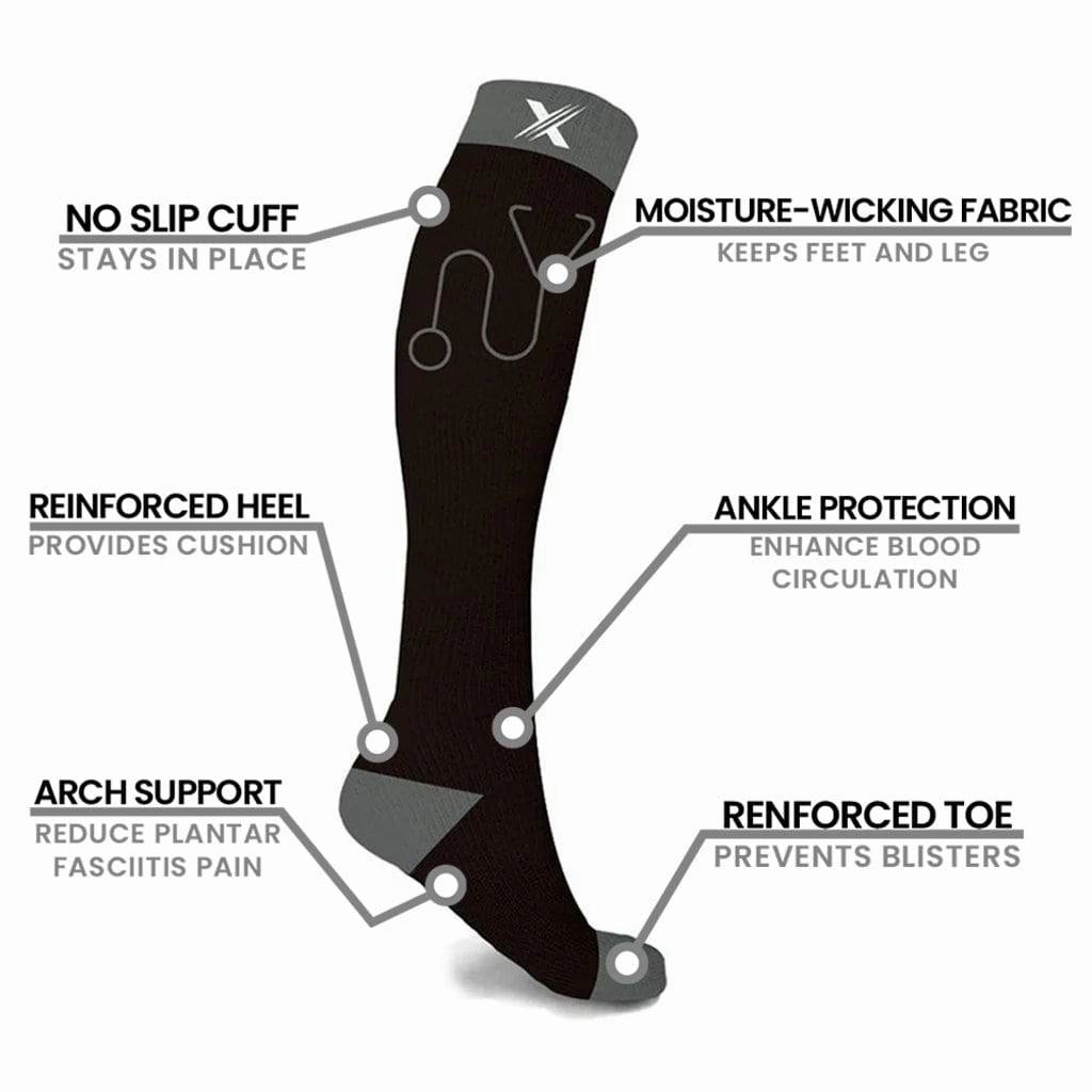 Medical Prints Compression Socks (6-Pairs)