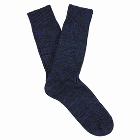 Melange Socks - Blue