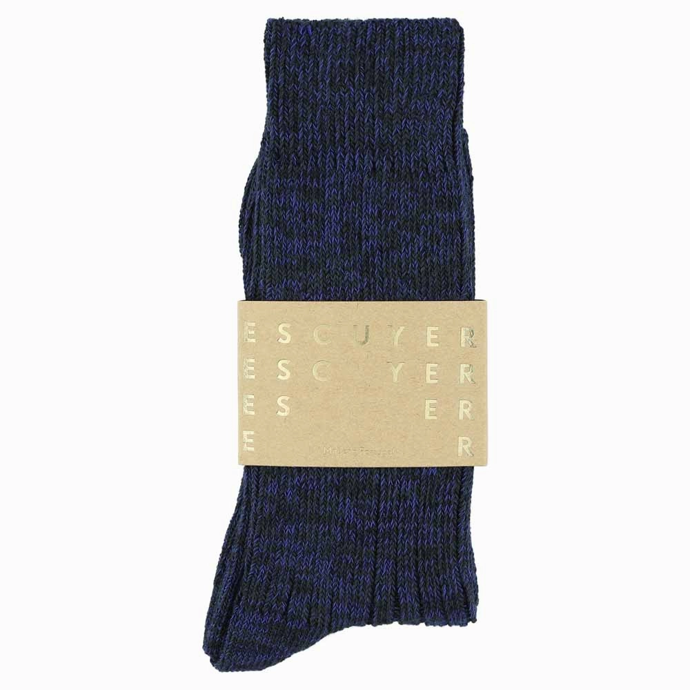 Melange Socks - Blue