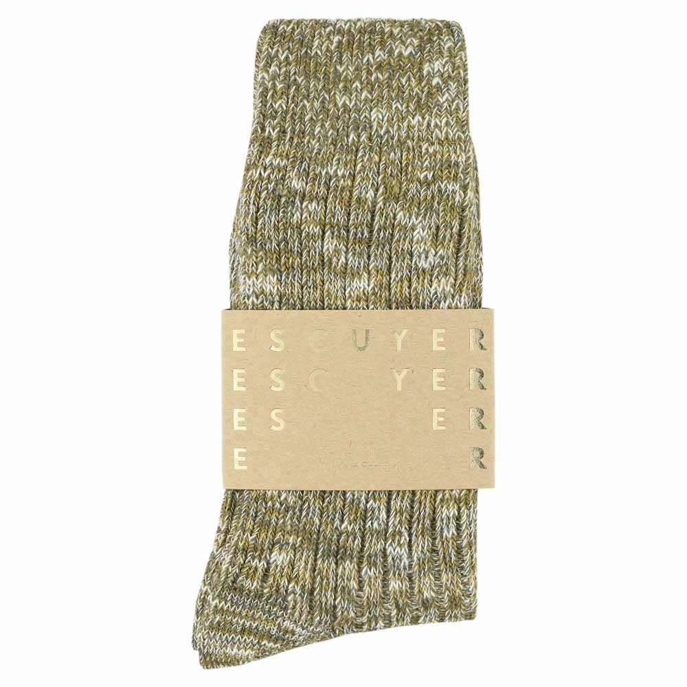 Melange Socks - Dark Khaki