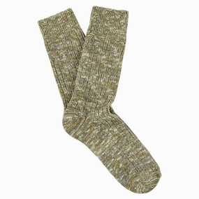 Melange Socks - Dark Khaki