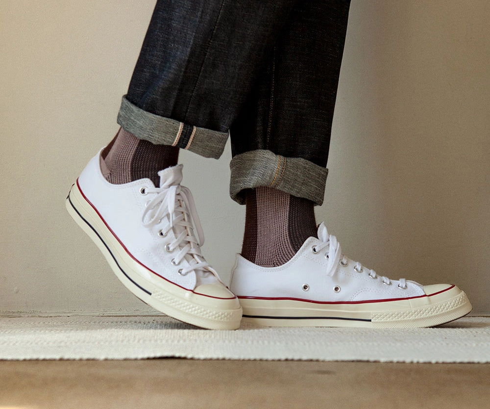 Men's BLanCHE Socks - Beige, Brown, & Charcoal