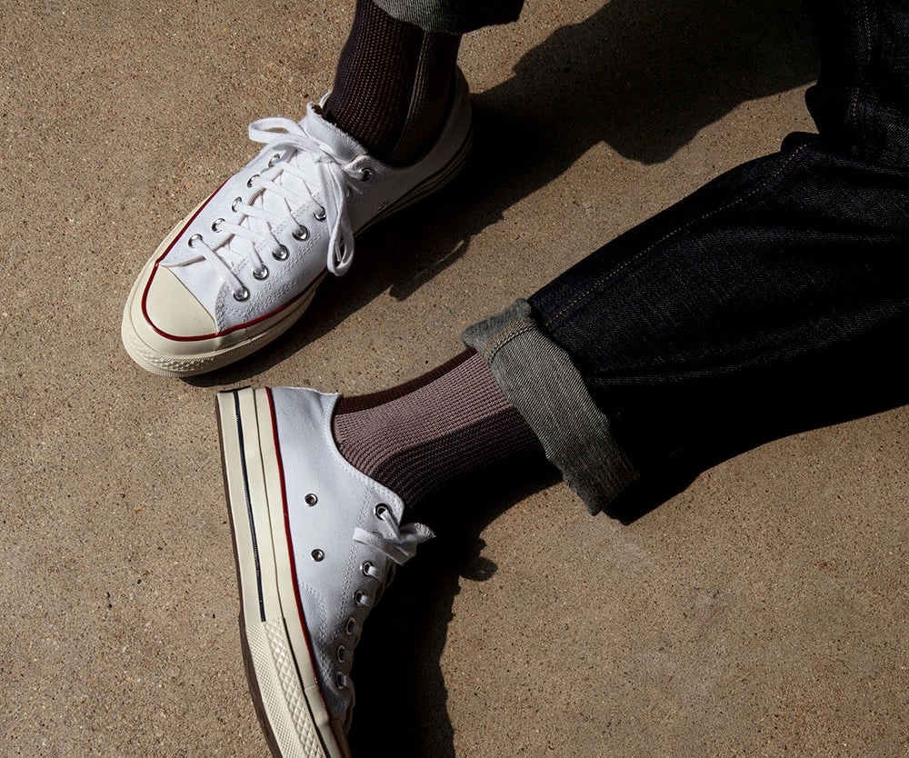 Men's BLanCHE Socks - Beige, Brown, & Charcoal
