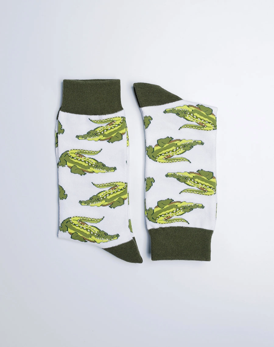 Men's Gator Gator Alligator Crew Socks