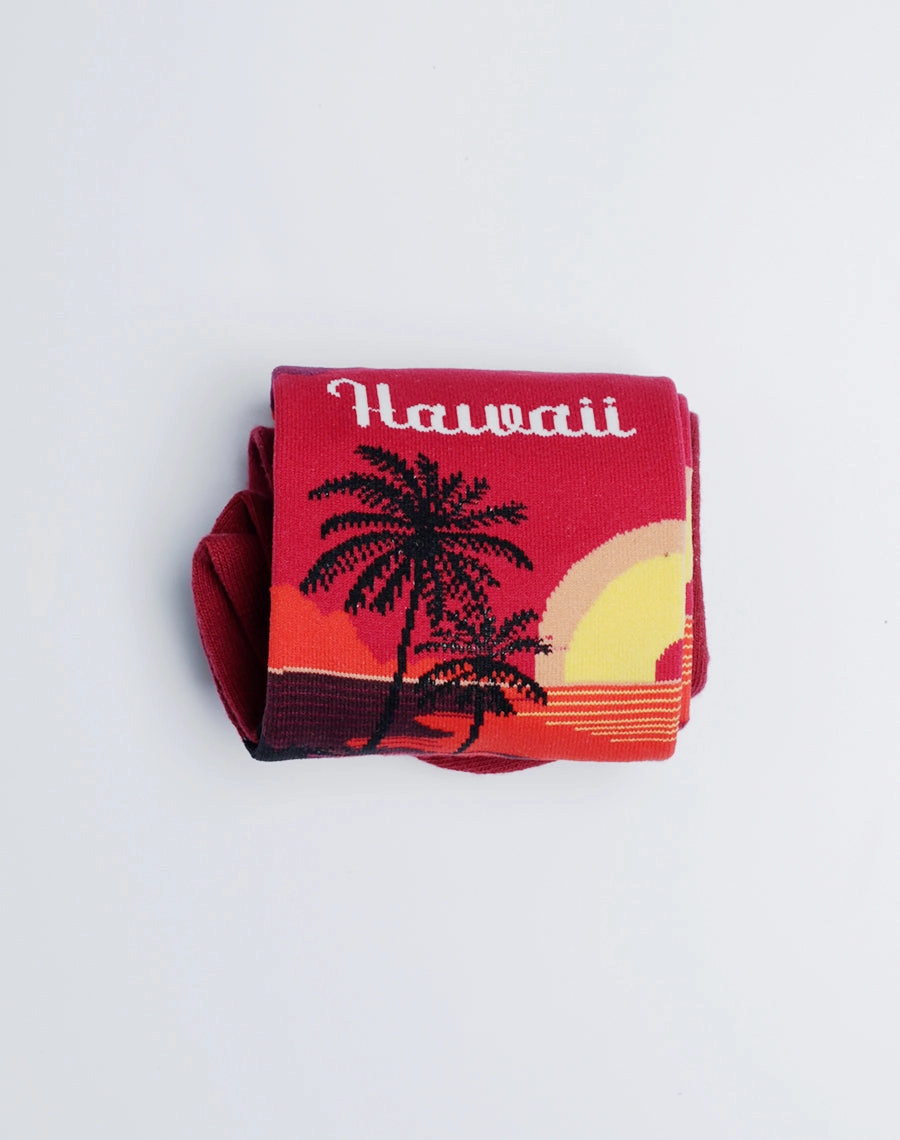 Men's Hawaii Sunset Crew Socks