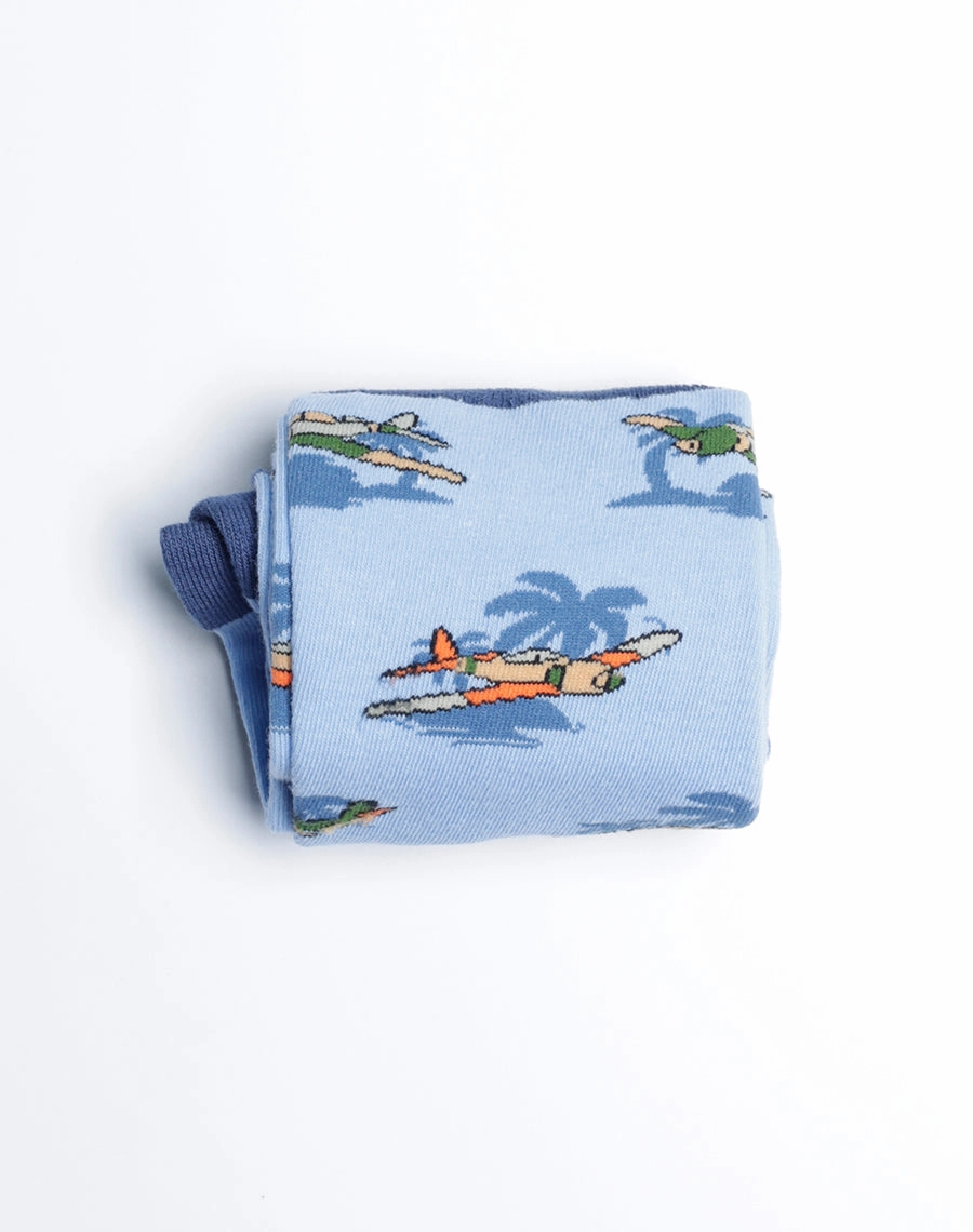 Men's Pearl Harbor Warbirds Tropical Crew Socks